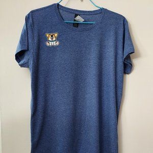 Gildan blue dog tee shirt